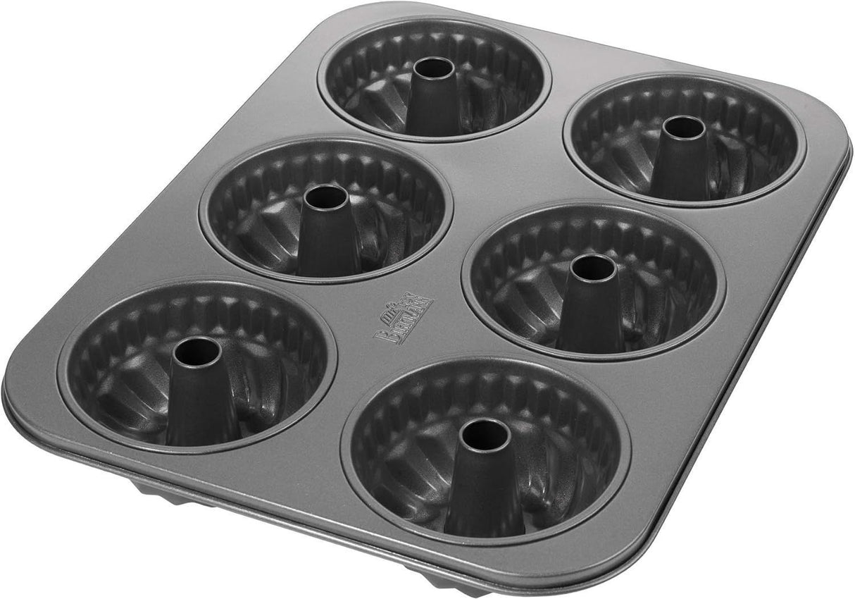 Plaque de cuisson cake - BIRKMANN - EASY BAKING - Acier carbone - Anti adhésif - Ø10 cm, 35 x 27 x 5 cm