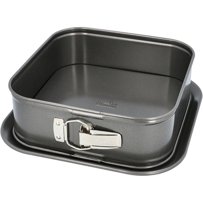 Moule carré a fond amovible - BIRKMANN - EASY BAKING - Acier carbone - Anti adhésif - 24 x 24 x 8 cm