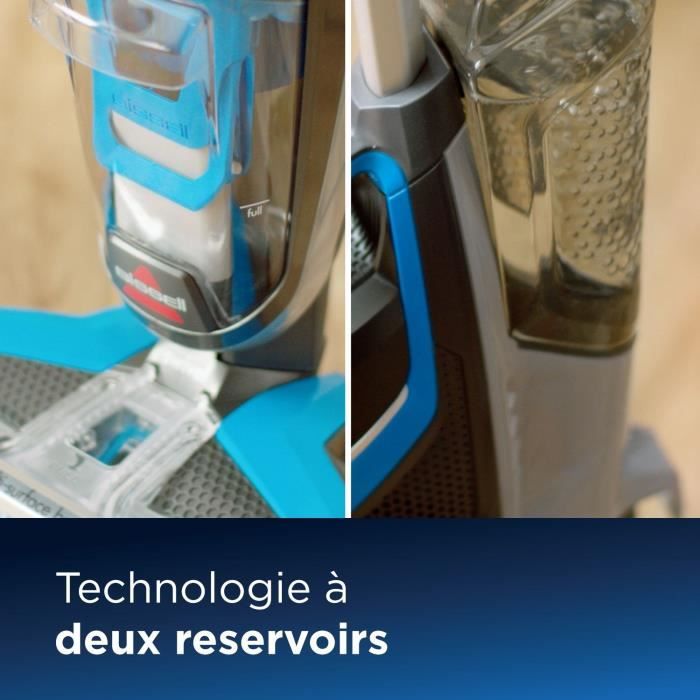BISSELL Nettoyeur Multifonction 3 en 1 CrossWave 17132 Filaire - Aspirateur / Nettoyeur / Sécheur 3-en-1 pour sols durs et moquettes