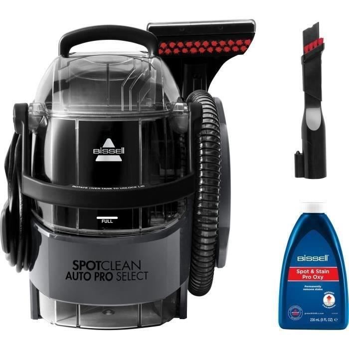 BISSELL SpotClean Auto Pro Select 3730N - DÈtache, Nettoie et Aspire - RÈservoir grande capacitÈ - Longue portÈe