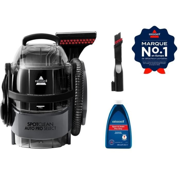BISSELL SpotClean Auto Pro Select 3730N - DÈtache, Nettoie et Aspire - RÈservoir grande capacitÈ - Longue portÈe