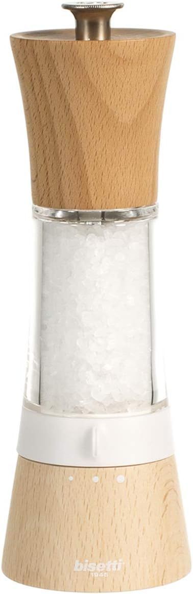 Moulin a sel - BISETTI - PISA - 18 cm - Bois / Acryl