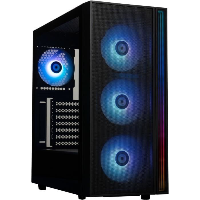 BoÓtier PC - BITFENIX - Fang ARGB (Noir) - Moyen tour - Format ATX - Sans alimentation