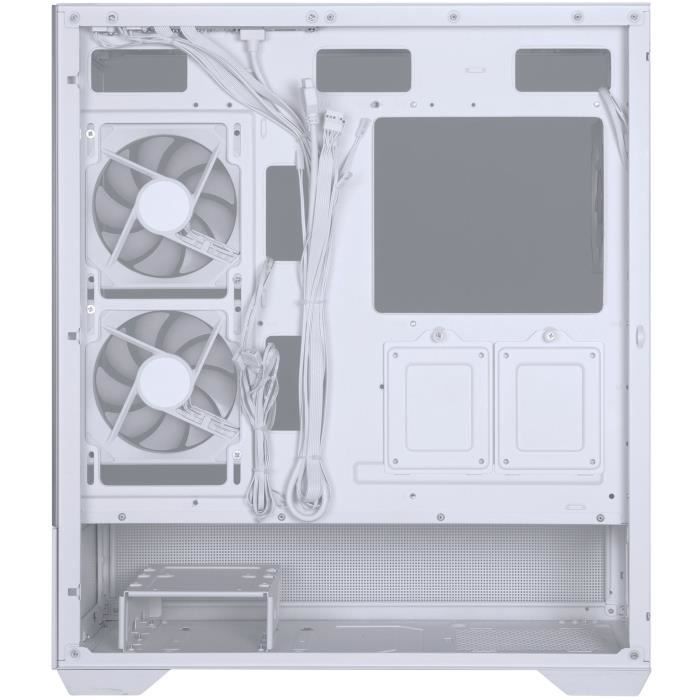 Boitier sans alimentation - BITFENIX CETO Basic - Moyen tour - Format ATX - Blanc