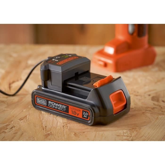 Batterie 18V 2 Ah - BLACK+DECKER - BL2018-XJ - B&D Power Connect