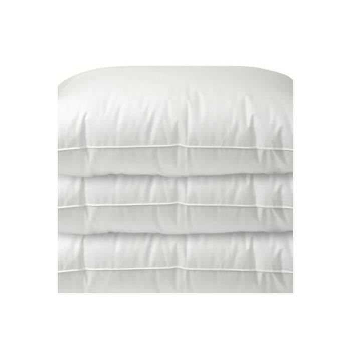 Lot de 4 oreillers - Finition bourdon apparent - 60x60 cm - BLANREVE