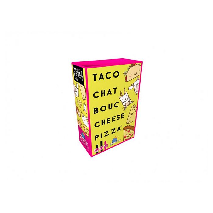 Jeu de cartes - BLUE ORANGE - Taco Chat Bouc Cheese Pizza - Enfant - Mixte - Jaune - 10 min