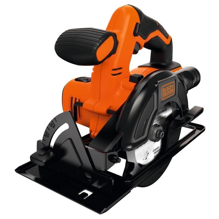 Scie circulaire sans fil - BLACK+DECKER - BDCCS18N-XJ - 18V - profondeur de coupe 140mm - sans batterie