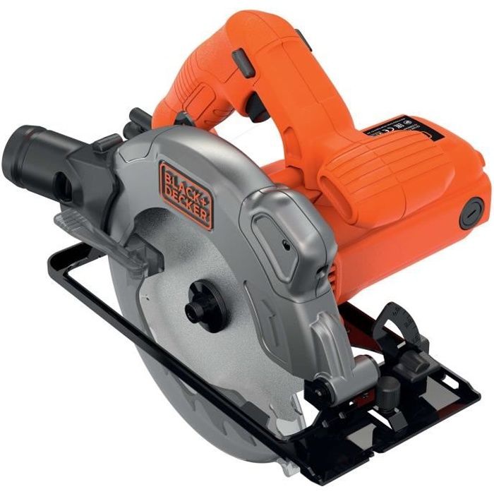 Scie circulaire filaire - BLACK+DECKER - CS1250L-QS - 1250W - profondeur de coupe 66mm - avec 1 lame