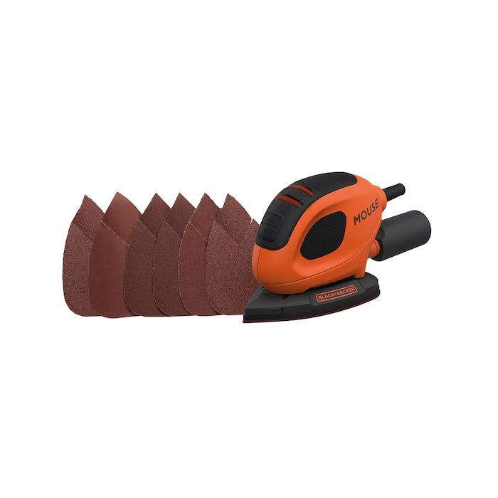 Ponceuse de détail filaire - BLACK+DECKER - BEW230-QS - 55W - 6 abrasifs
