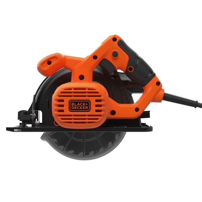 Scie circulaire filaire - BLACK&DECKER - CS1200-QS - 1200W - Profondeur de coupe 37 mm