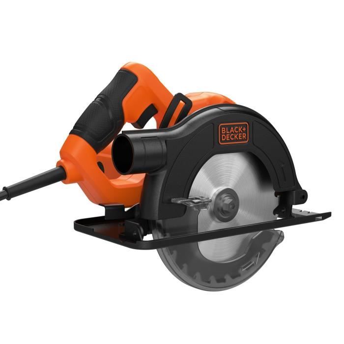 Scie circulaire filaire - BLACK&DECKER - CS1200-QS - 1200W - Profondeur de coupe 37 mm