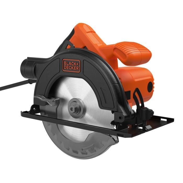 Scie circulaire filaire - BLACK&DECKER - CS1200-QS - 1200W - Profondeur de coupe 37 mm