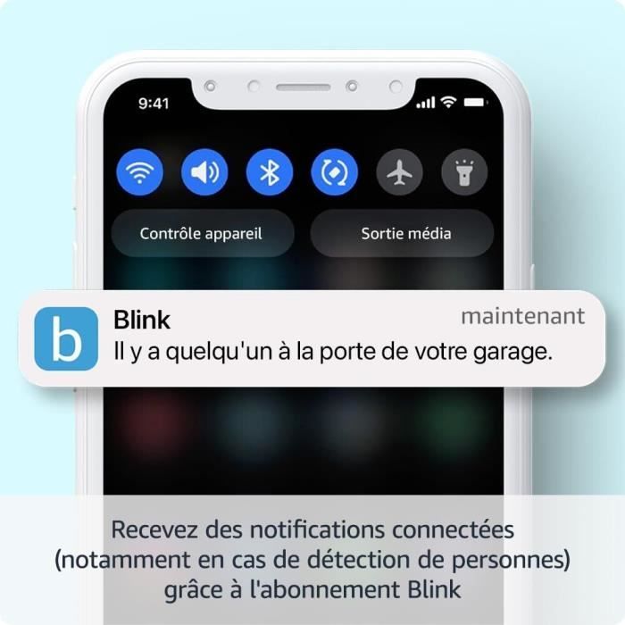 Caméra - BLINK HOME SECURITY - Mini 2 - 1 caméra - Blanc