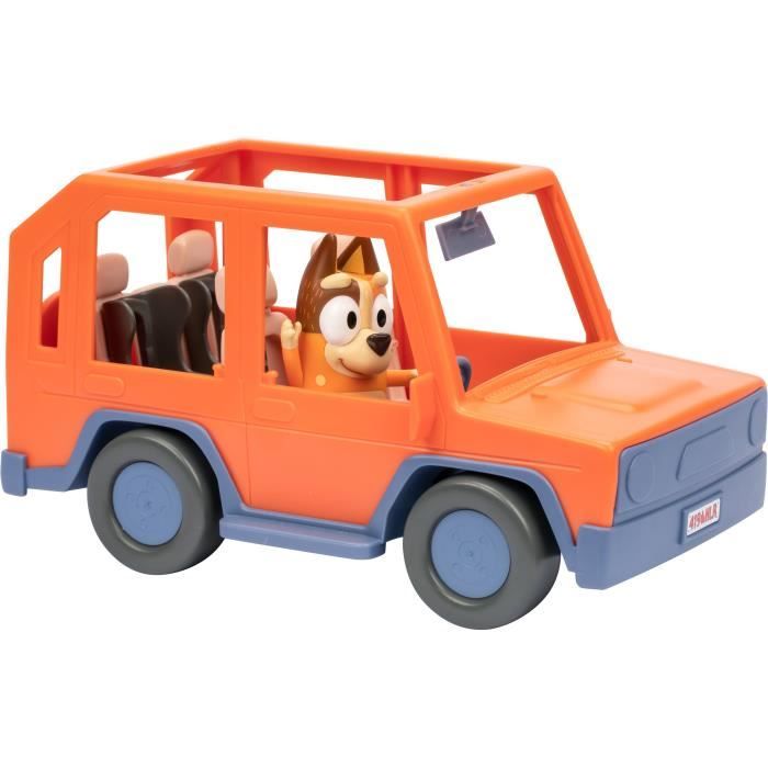Voiture de Bluey - BLUEY - Véhicule familial avec figurine Chilli et accessoires