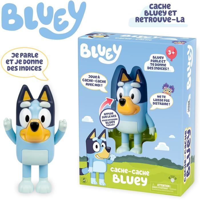 Cache-cache - Jeux-interactif - BLUEY - 1 figurine électronique - Bleu - Des 3 ans