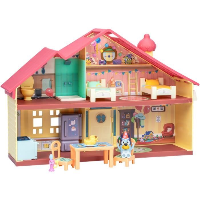 Maison anniversaire - BLUEY - 1 figurine + 13 accessoires - Des 3 ans