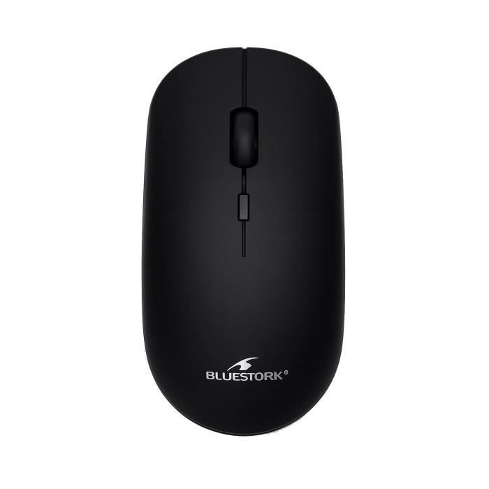 Souris Sans Fil - BLUESTORK - OFFICE 100 - 2.4G + Bluetooth - Rechargeable - PC/MAC - Noir