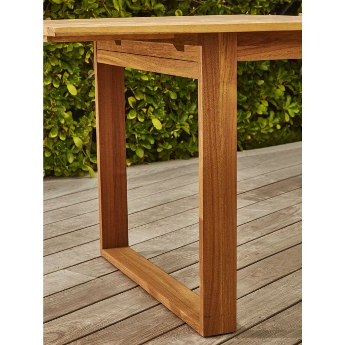 Ensemble repas de jardin - Table extensible + 8 chaises - Bois d'acacia - 8 places - LEVATA - Bocarnea