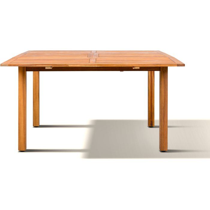 Ensemble repas de jardin TOSCANA - Table extensible + 6 six chaises pliantes - Bois d'acacia - 6 places - Bocarnea