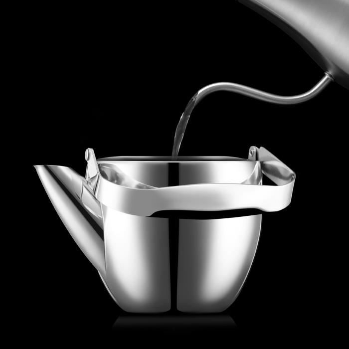 Théiere a piston - BODUM - Columbia - Filtre inox - 1.5 l - Brillant