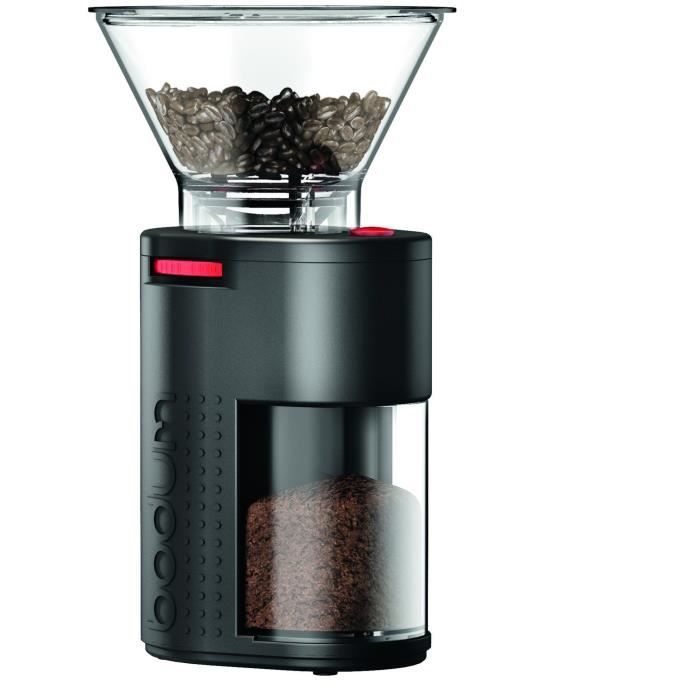 BODUM - BISTRO Broyeur a cafÈ Èlectrique, meule inox, 160 W