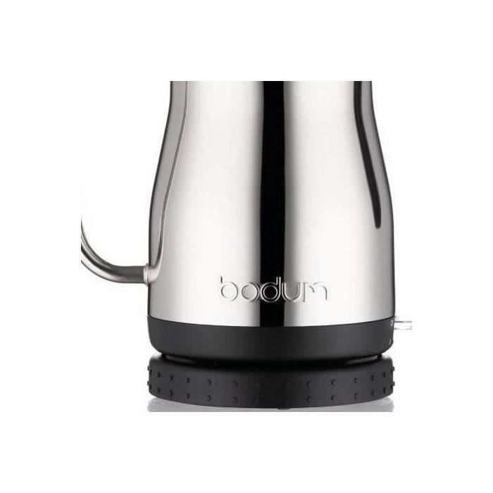 BODUM - BISTRO Bouilloire Èlectrique a long bec, 1.200 W, 1.0 l, inox