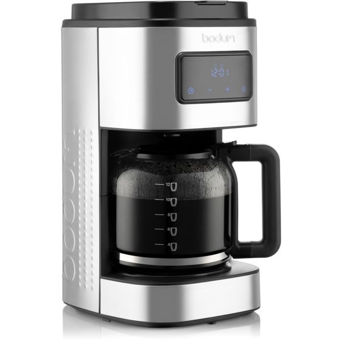 Cafetiere Èlectrique - BODUM - BISTRO 12095-16EURO - Programmable - A filtre permanent - 1,5 L
