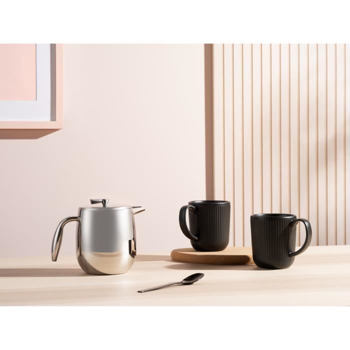 Cafetiere a piston - BODUM - Columbia - Double paroi - 4 tasses - 0.5 l - Inox - Mat