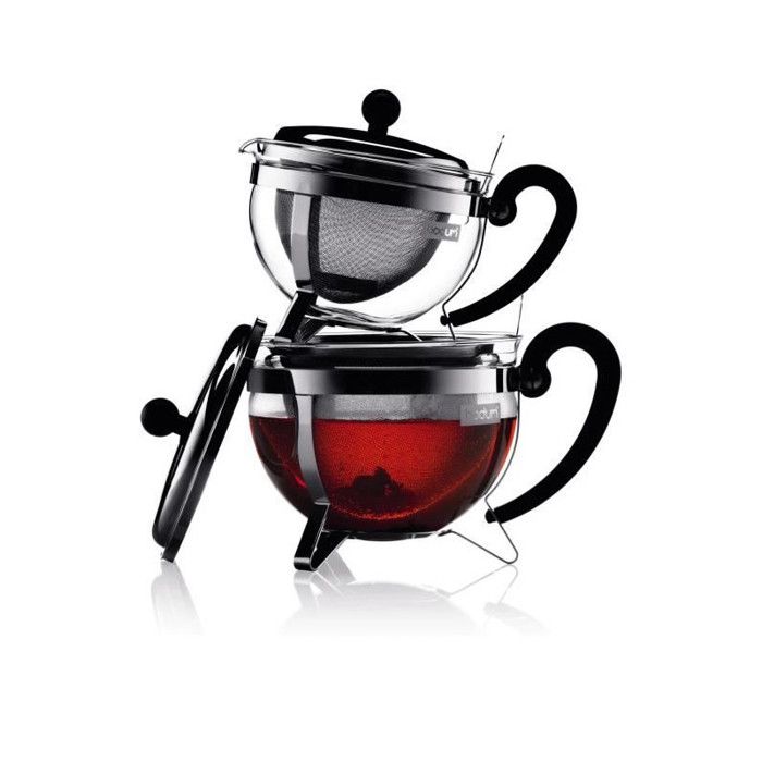 Théiere - BODUM - Chamboard - Tamis en inox - 1.3 l - Brillant