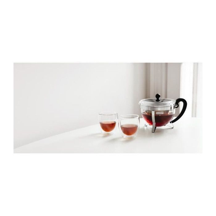 Théiere - BODUM - Chamboard - Tamis en inox - 1.3 l - Brillant