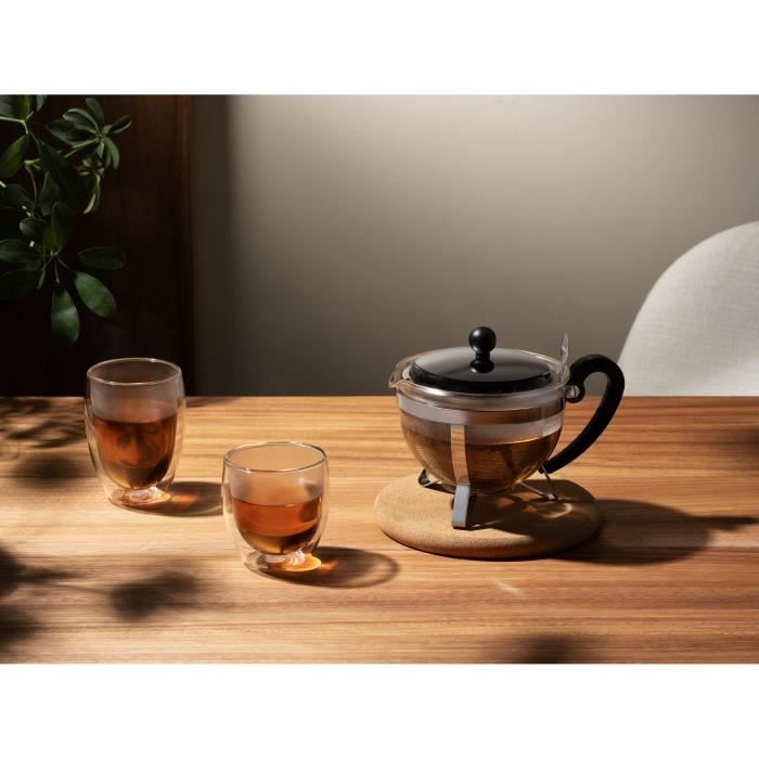 Théiere - BODUM - Chamboard - Tamis en inox - 1 l - Brillant