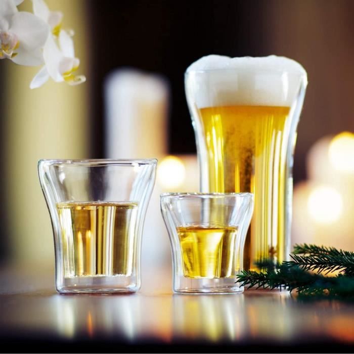 Set 2 verres - BODUM - Assam - Double paroi - 0.2 l - Transparent