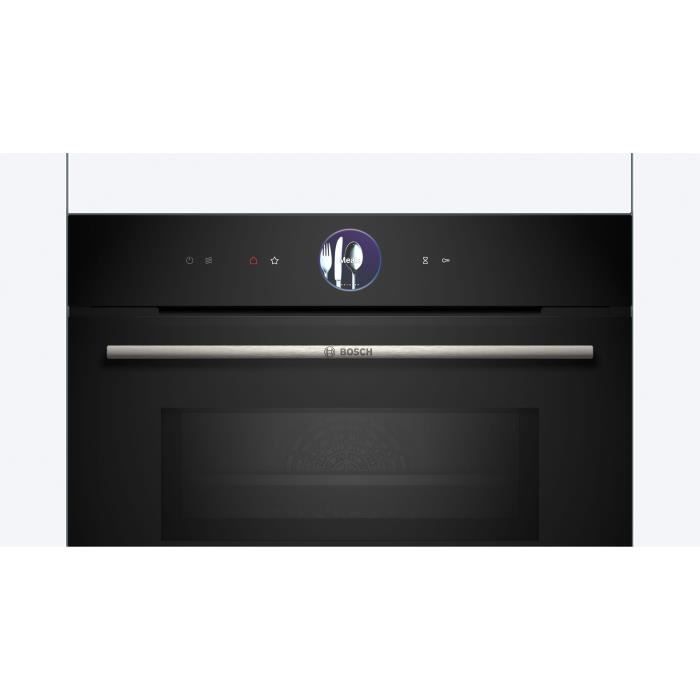 Four combiné micro-ondes encastrable BOSCH SER8 - CMG7761B1 - Noir - 45 L - 20 modes de cuisson