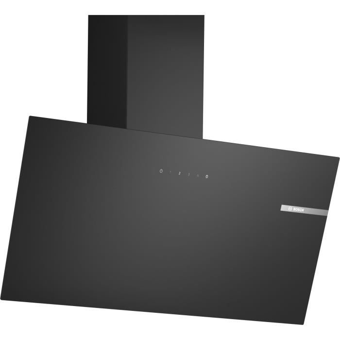 Hotte dÈcor murale - BOSCH SER2 - DWK85DK60 Noir - L: 790 mm x P: 325 mm