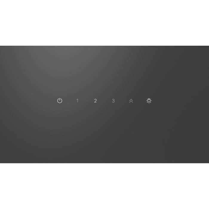 Hotte dÈcor murale - BOSCH SER2 - DWK85DK60 Noir - L: 790 mm x P: 325 mm