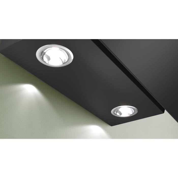 Hotte dÈcor murale - BOSCH SER2 - DWK85DK60 Noir - L: 790 mm x P: 325 mm