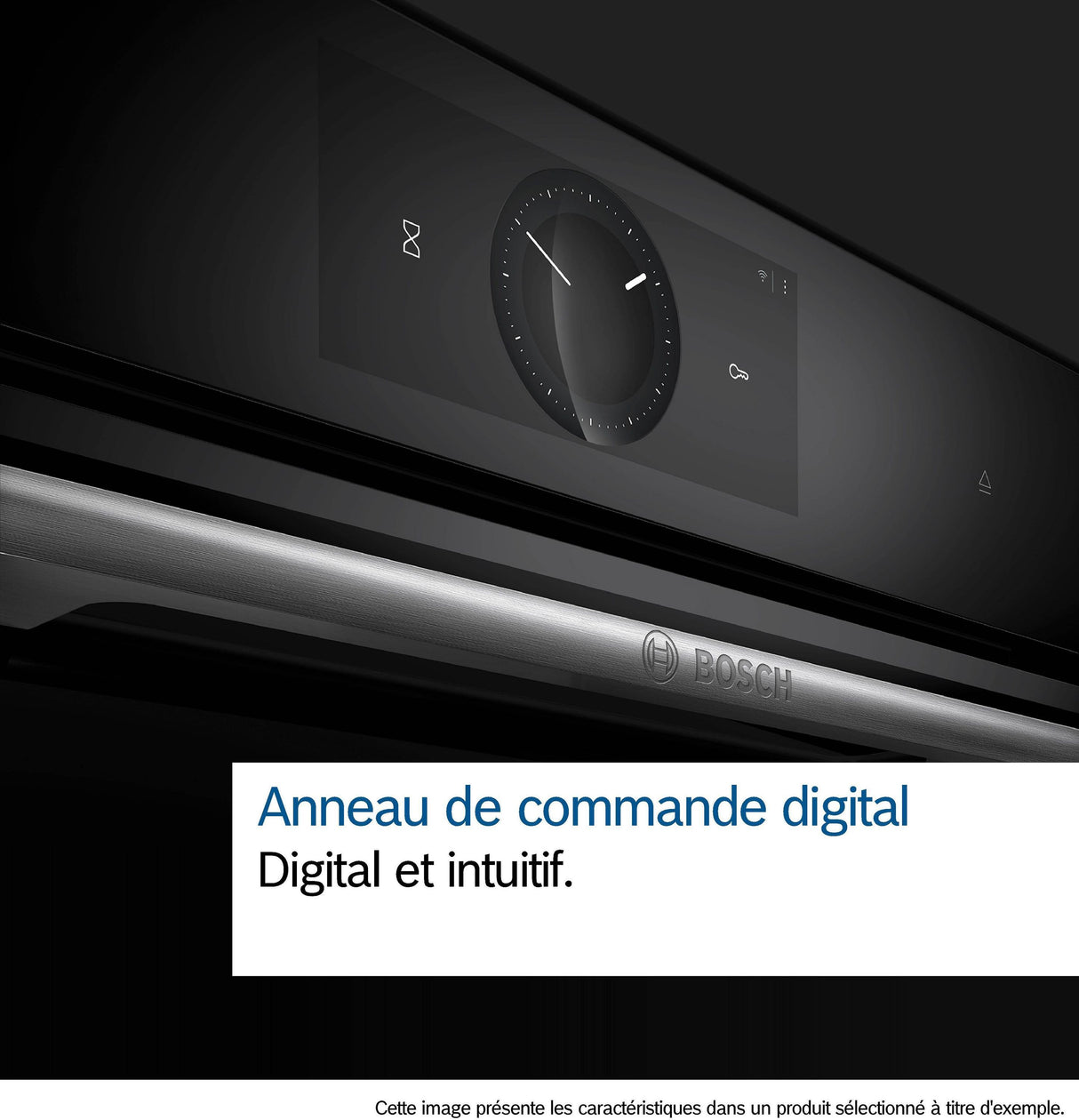 Micro-ondes encastrable - BOSCH Série 8 - CMG7241B1 - Noir - 59,4 x 54,8 x 45,5 cm