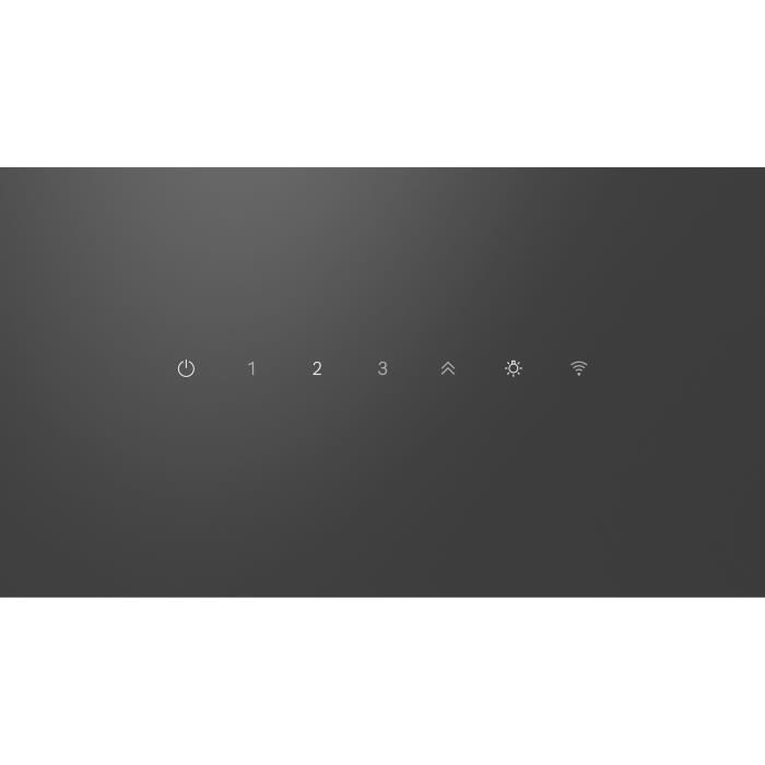 Hotte murale inclinÈe en verre BOSCH SER6 DWK81AN60 Noir - Home Connect