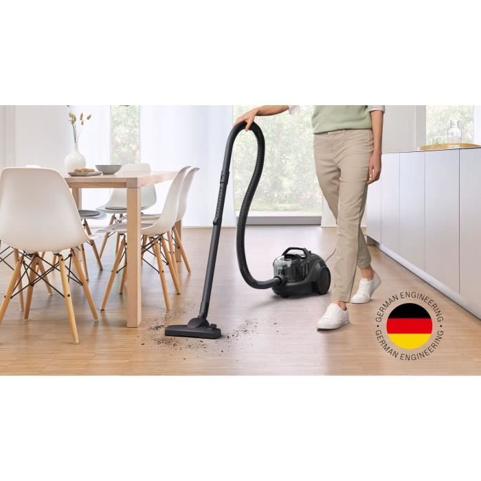 Aspirateur Traineau sans sac - BOSCH BGC21X300 - 550W - 2L - 76 dB - Noir