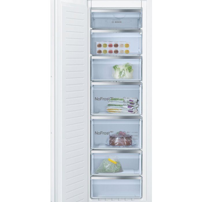 Conglateur encastrable - BOSCH - GIN81VEE0 - NoFrost - 212 litres - 5 tiroirs transparents
