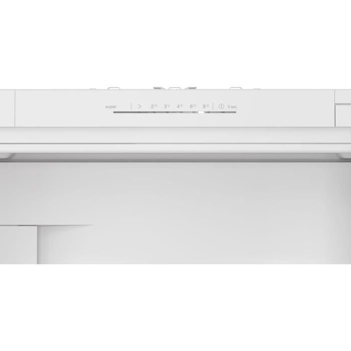 RÈfrigÈrateur - BOSCH SER2 - KIL82NSE0 - 1 porte - IntÈgrable - 280 L (246 L + 34 L) - H177,2 x L54,1 x P54,8 cm
