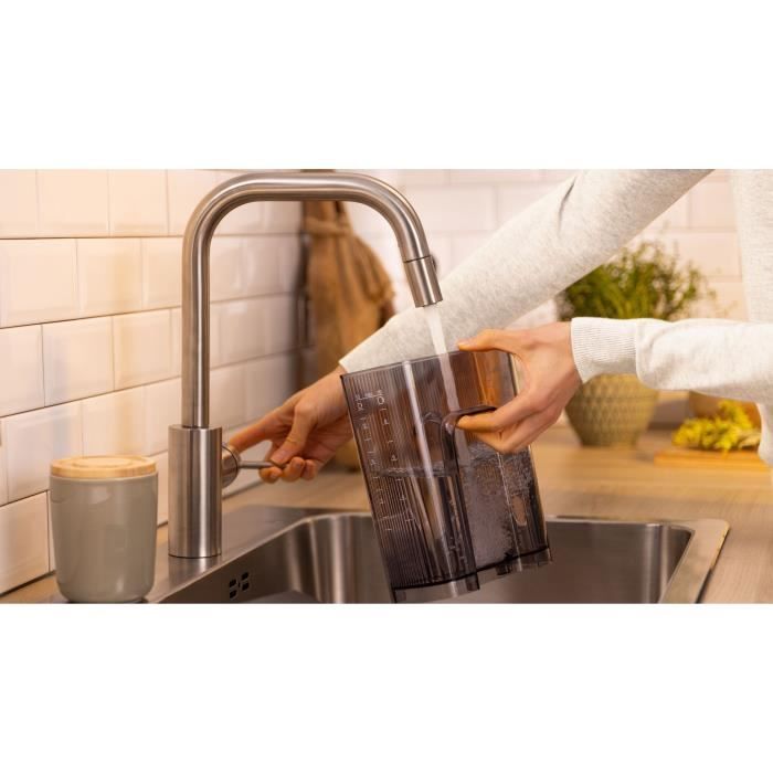 Cafetiere Filtre - BOSCH - TKA2M111 MyMoment - Blanche - CapacitÈ 1,25L - verseuse verre - systeme anti-gouttes