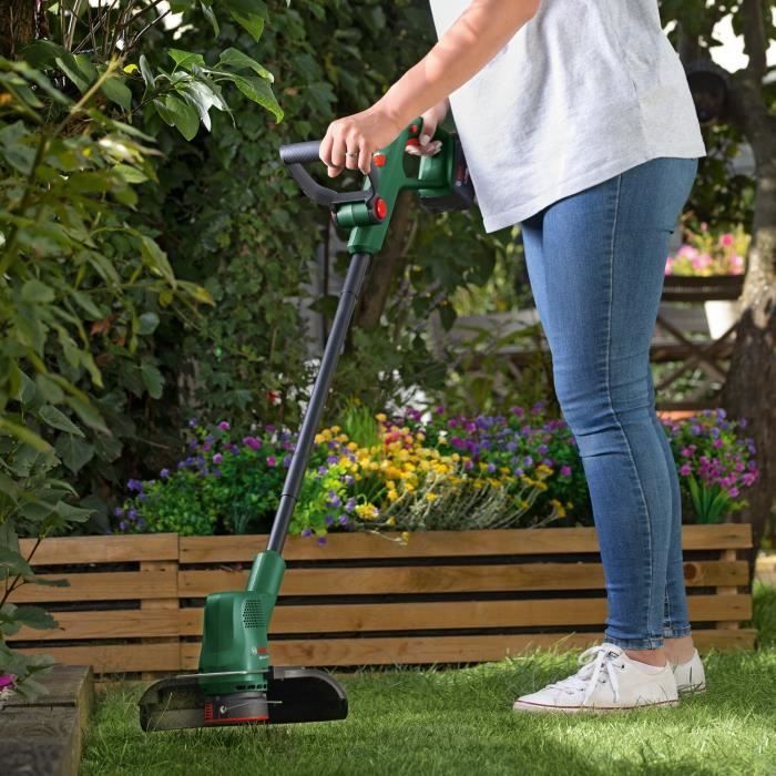 Bosch Pack 18V Tondeuse EasyMower + coupe-bordures EasyGrassCut + x1 Batterie 4,0 Ah et Chargeur