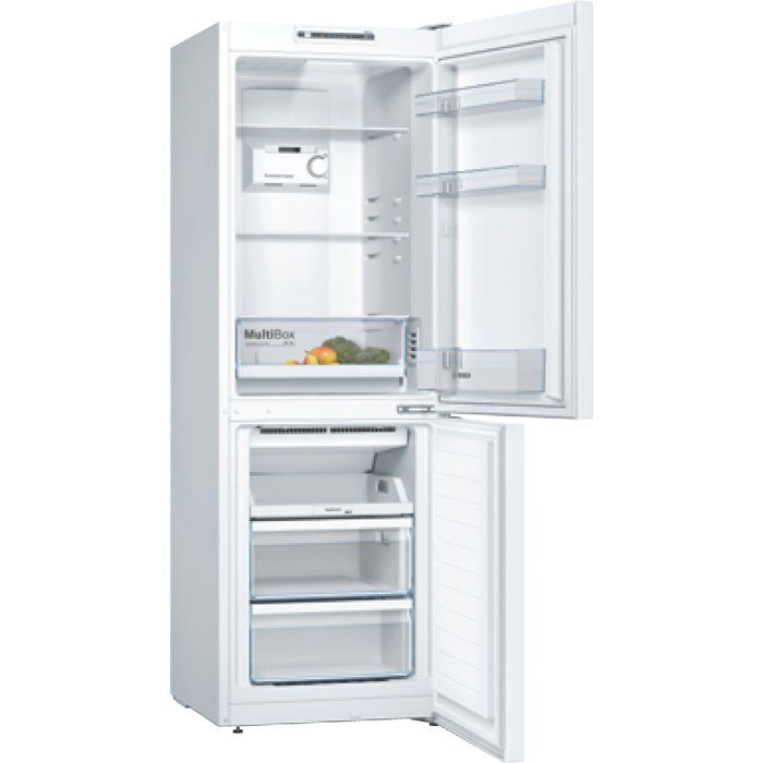 Refrigerateur combiné - BOSCH - KGN33NWEB -282 L - 60 x 66 x 176 cm - Blanc