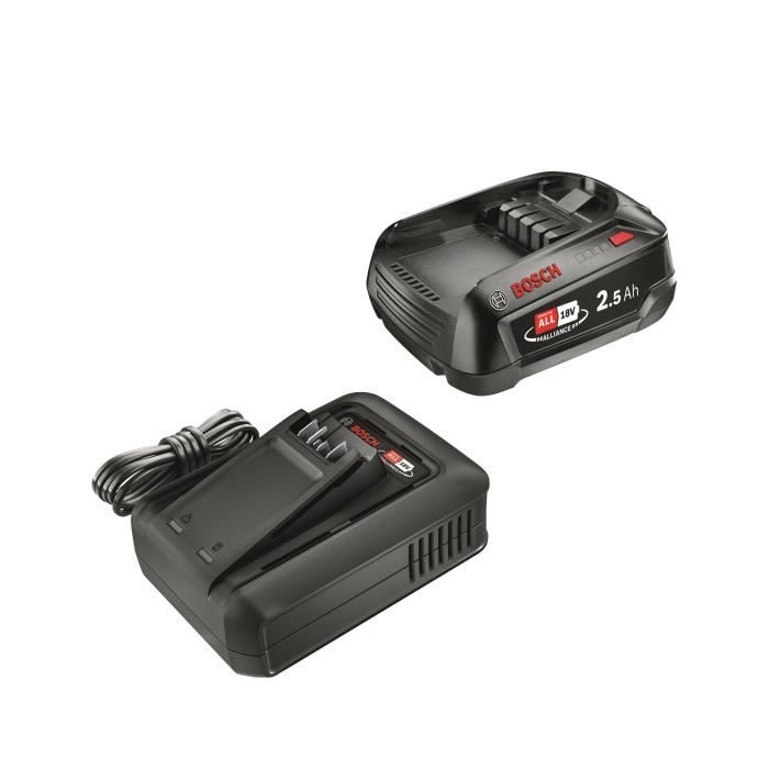 Pack Batterie 18V 2,5 Ah + chargeur AL 18V-44 - Bosch - POWER FOR ALL 18V