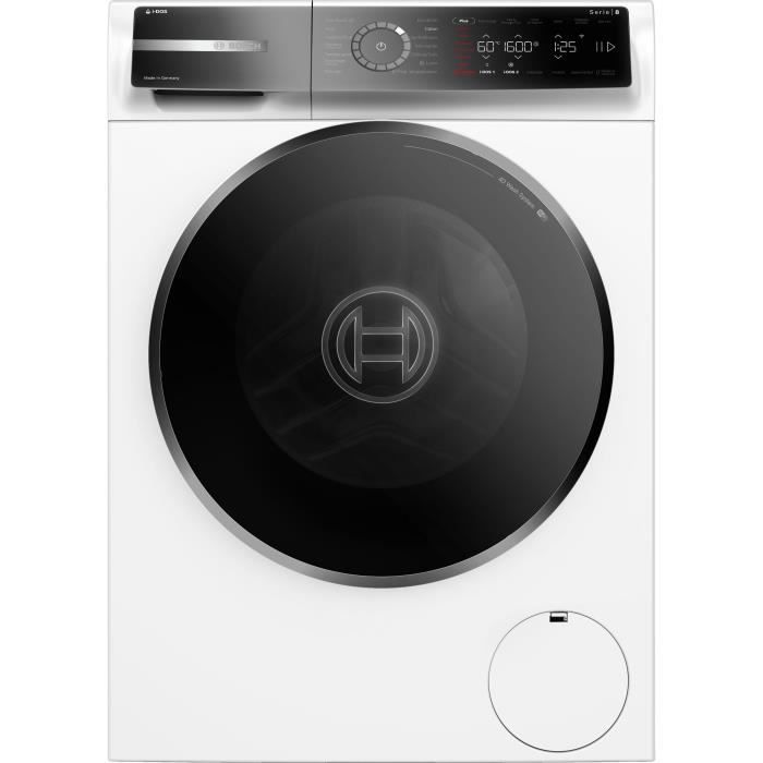 Lave-linge hublot BOSCH WGB256A2FR SER8 - 10 kg - i-DOS - Induction - L60cm - 1600 trs/min - Classe A - Vapeur - ConnectÈ - Blanc