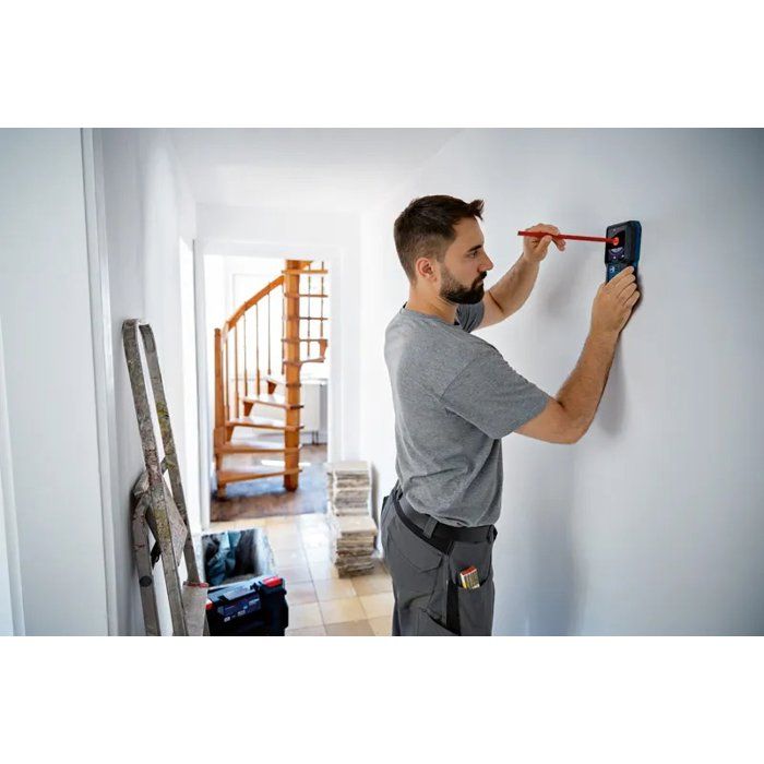 Détecteur mural GMS 120-27 PROFESSIONAL - BOSCH - avec 2 piles (AA) - étui - 601081700