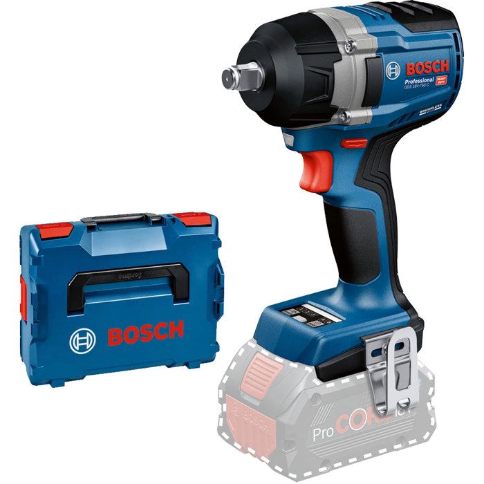 Clé a Chocs BOSCH GDS 18V-750 C (Machine seule + L-Boxx 136 + module Bluetooth GCY42)