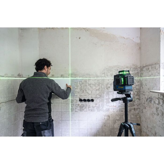 Laser - BOSCH PROFESSIONAL - GLL 12V-100-33 CG - 3 lignes laser vertes - Portée 100 m - Précision 0,3 mm